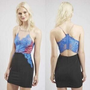 Topshop Eyelet Lace‎ Bodycon Dress